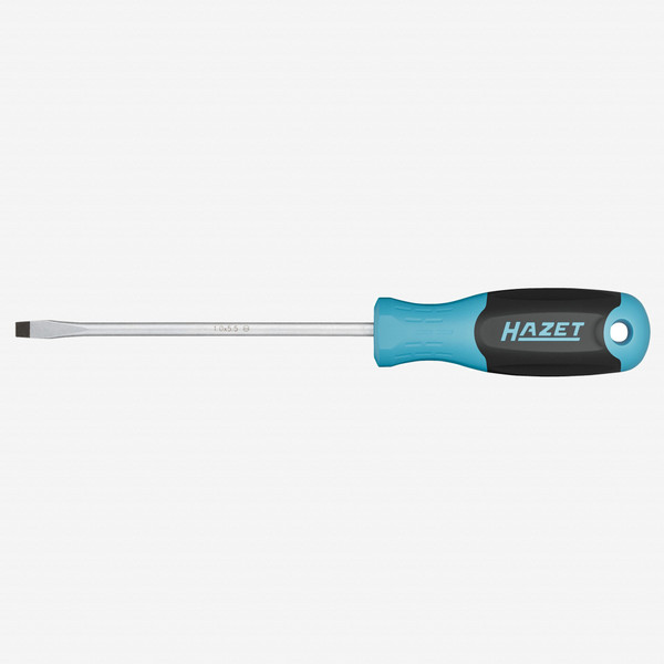 Hazet 811S-55 Slotted Screwdriver with 3K Handle and Striking Cap