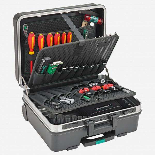 Stahlwille 13302/69 Tool Set in Mobile Hardshell Case, 69 Pieces