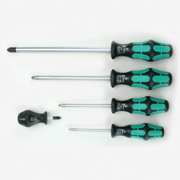 Wera 346300 Kraftform Plus Phillips Screwdriver Set - KC Tool