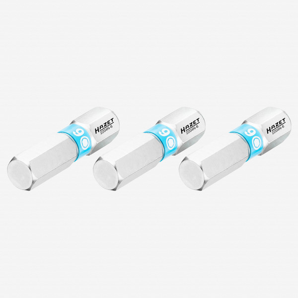 Hazet 2204-6 x 25 mm Inside Hex Bit, 1/4