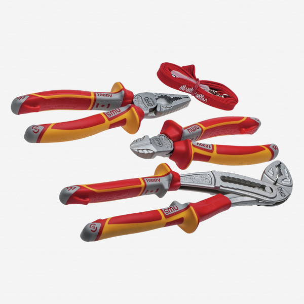 Hazet 163-226/4 VDE Insulated Pliers Set, 4 Pieces | Hazet at KC Tool