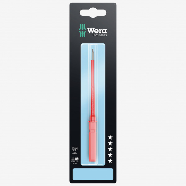 Wera 006587 Kraftform Kompakt VDE 3067 i TORX 9 Insulated Stainless Take It Easy Blade - KC Tool