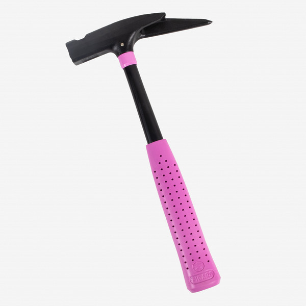 Picard 626M Carpenter's Hammer, Plain Face, Pink Grip, 600 g