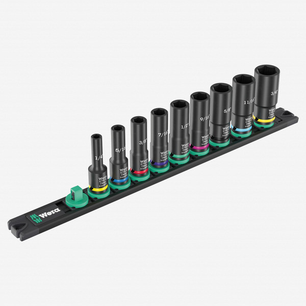 Wera 005452 9608 Magnetic Rail B Impaktor Imperial 1 Impact Socket