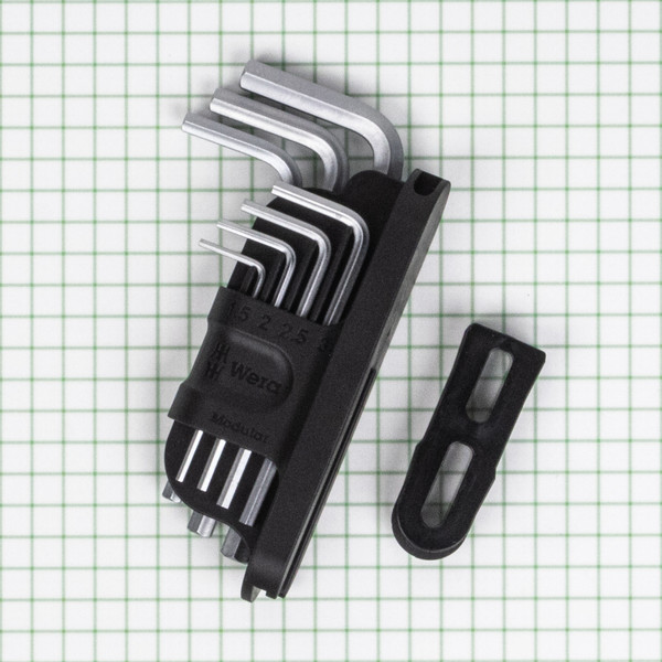 Wera 049003 Tool-Check Modular Hex-Plus L-key Set 1, 8 Pieces - KC Tool