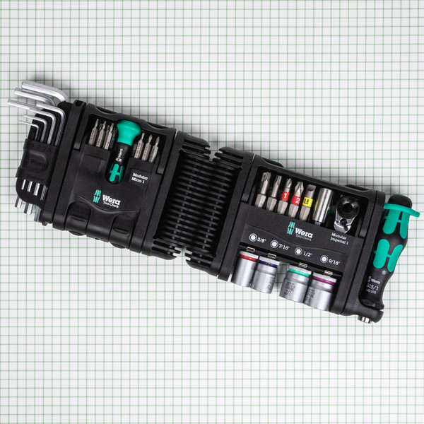 Wera 049025 Tool-Check Modular Set Imperial 1, 59 Pieces - KC Tool