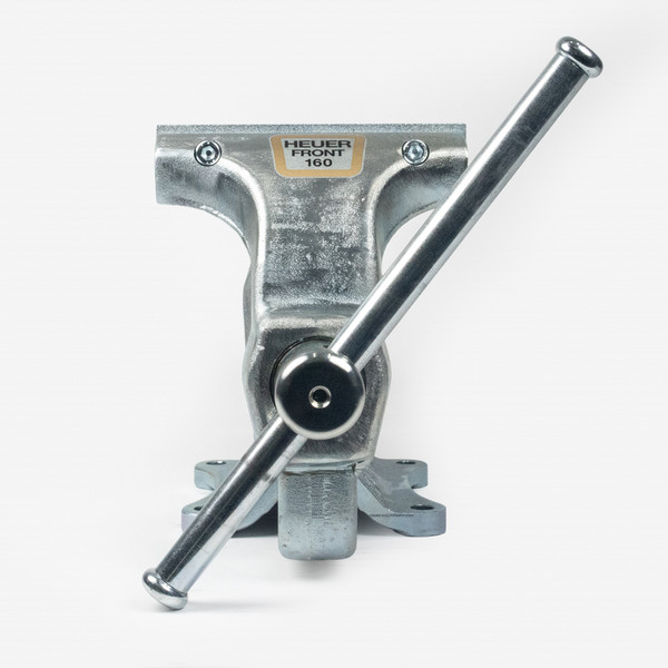 Heuer Bench Vise, Size 160, with Replaceable Jaws, Completely Galvanized - KC Tool