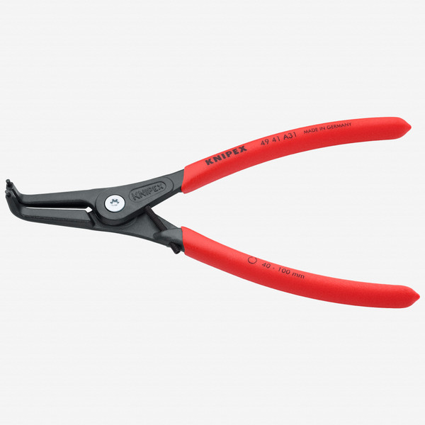 Knipex 8" External 90° Angled Precision Snap Ring Pliers with Limiter - KC Tool