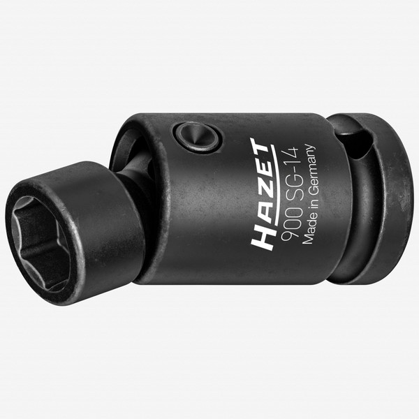 Hazet 900SG-14 Metric Universal Joint 14 mm Impact Socket, 1/2" Drive - KC Tool