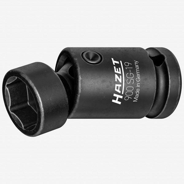 Hazet 900SG-19 Metric Universal Joint 19 mm Impact Socket, 1/2" Drive - KC Tool