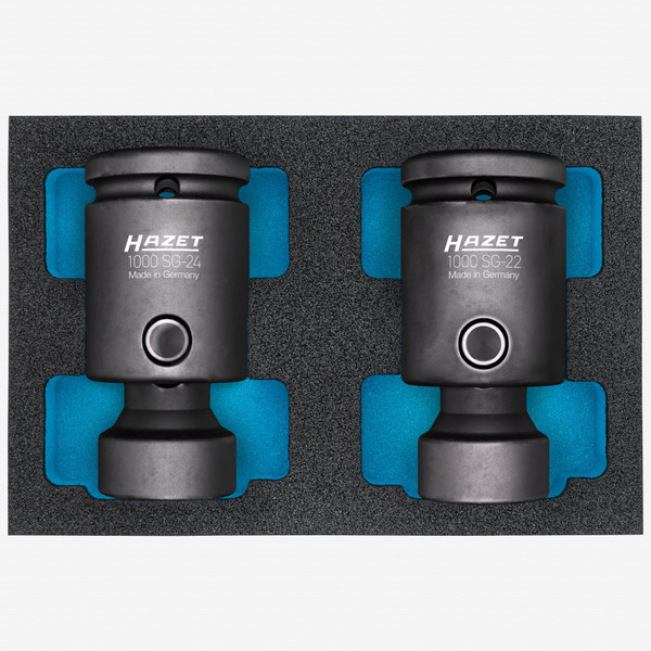 Hazet 772-2/16 Universal Axle and Locknut Wrench Tool Set, 16