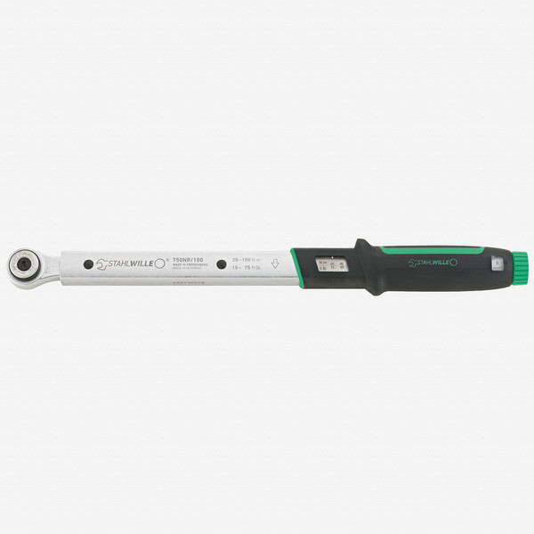 Stahlwille 750NR/100 Torque Wrench, 3/8" Drive, 20-100 Nm - KC Tool