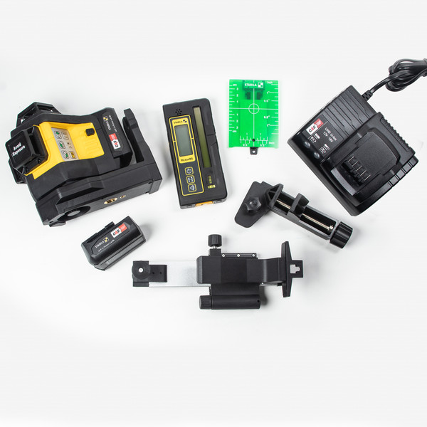 Stabila LAX600G + REC230RG Multi-Line Laser & Line Receiver Kit - KC Tool
