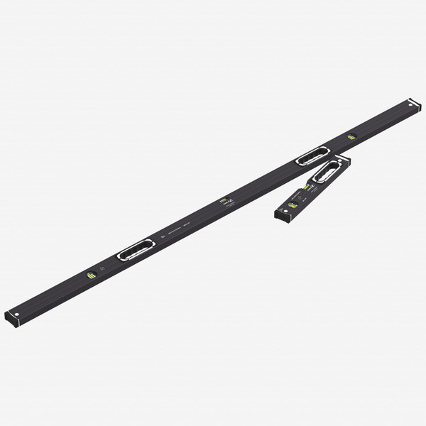 Stabila Dark Shadow 16" and 72" Type 196-2 Level Set, 2 Pieces - KC Tool