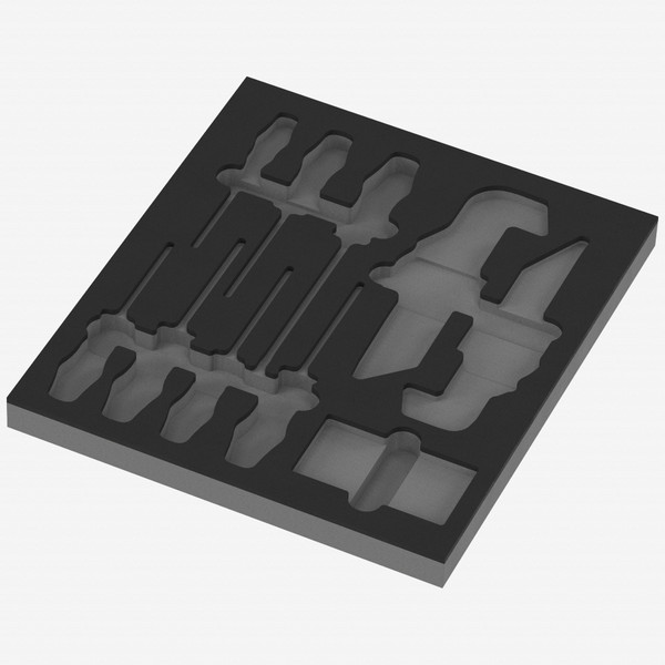 Wera 137360 9860 Foam Insert Stainless Set 1, Empty - KC Tool