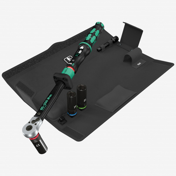 Wera 075790 Click-Torque Lock C 3 Car Wheel Change Set, 5 Pieces - KC Tool