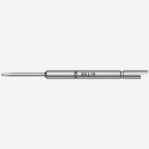 Wera 135272 PH #0 x 44mm Phillips Bit - Halfmoon Drive - KC Tool