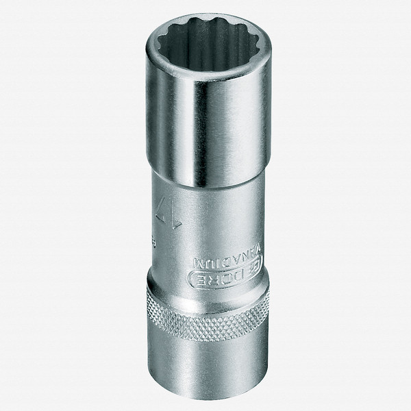 Gedore D 19 L 12 Socket 1/2", long 12 mm - KC Tool