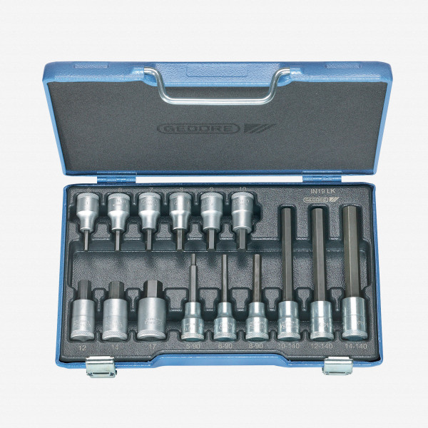 Gedore 6156920 IN 19 Q Screwdriver bit socket set 1/2