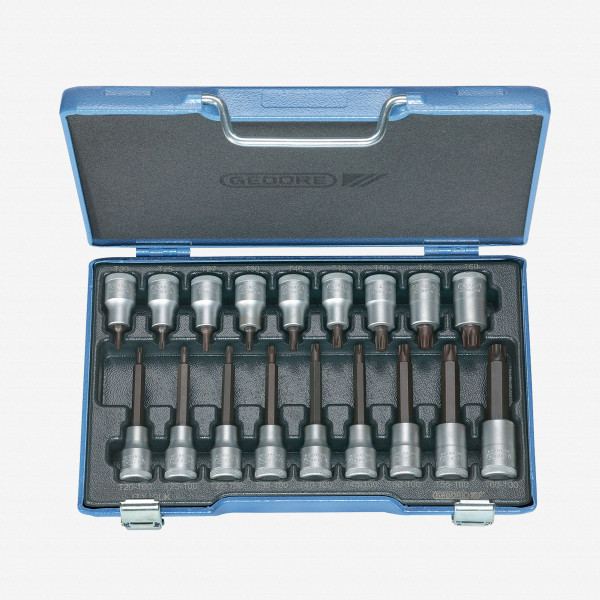 Gedore 2308940 1500 CT1-ITX 19 LKP Screwdriver bit socket set 1/2