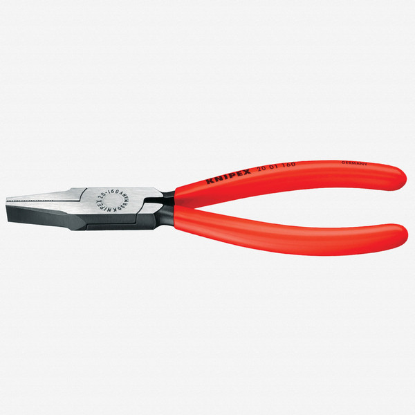 Knipex 20-01-180 7" Flat Nose Pliers - Plastic Grip - KC Tool