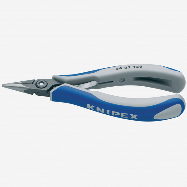 Knipex 34-22-130 Precision Electronics Gripping Pliers (half-round jaws) - KC Tool