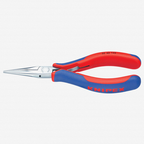 Knipex 35-62-145 Precision Electronics Pliers (long, half-round jaws) - MultiGrip - KC Tool