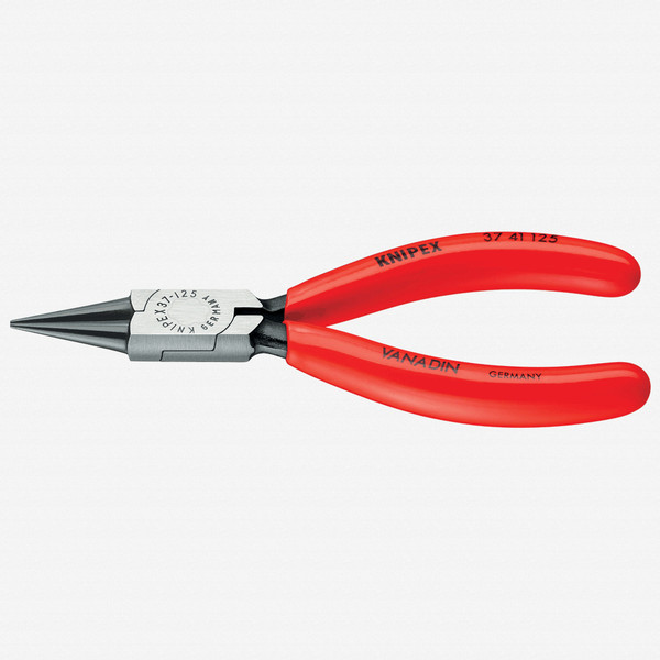 Knipex 37-41-125 Precision Mechanic's Gripping Pliers (round jaws) - Plastic Grip - KC Tool