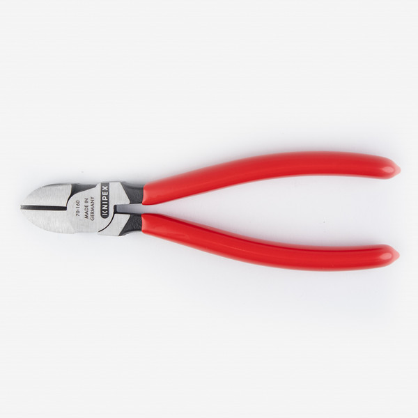 Knipex 70-01-160 6.3" Diagonal Cutters - Plastic Grip - KC Tool