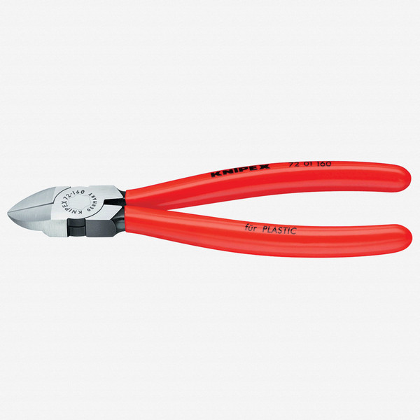 Knipex 72-01-180 7" Diagonal Cutters for plastics - Plastic Grip - KC Tool
