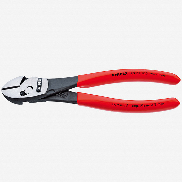 Knipex 73-71-180 7" Twinforce Diagonal Super Cutter - Plastic Grip - KC Tool