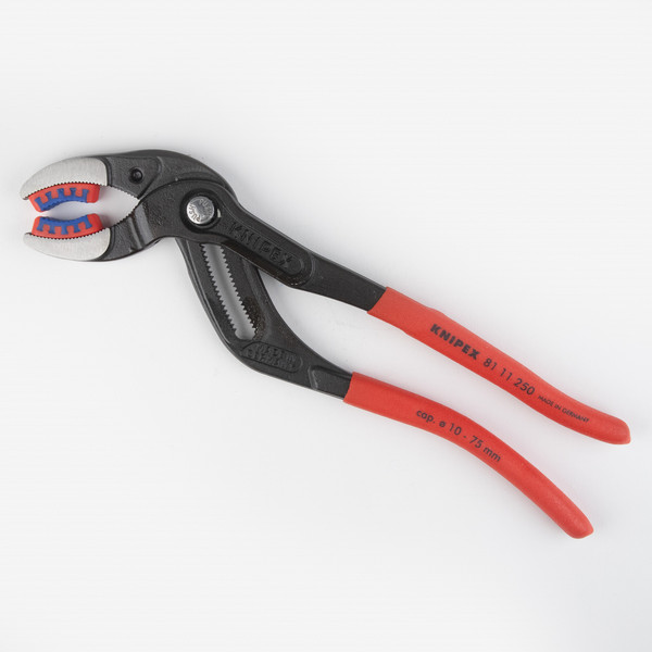 Knipex 81-11-250 10" Pipe Gripping Pliers w/ Plastic Jaws for tube fittings and connectors - KC Tool