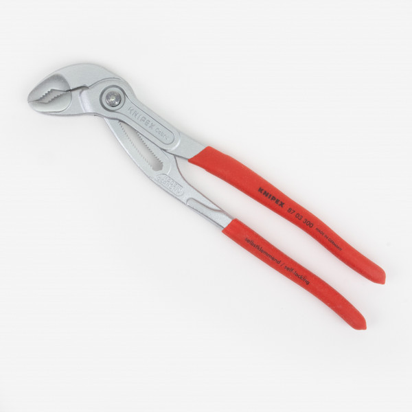 Knipex 87-03-300 12" Cobra Pliers - Chrome w/ Plastic Grip - KC Tool