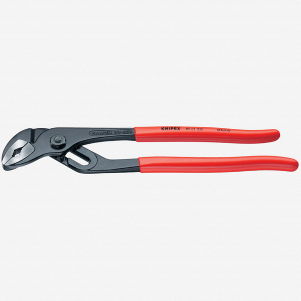 Knipex 89-01-250 10" Water Pump Pliers with tongue and groove joint - Plastic Grip - KC Tool