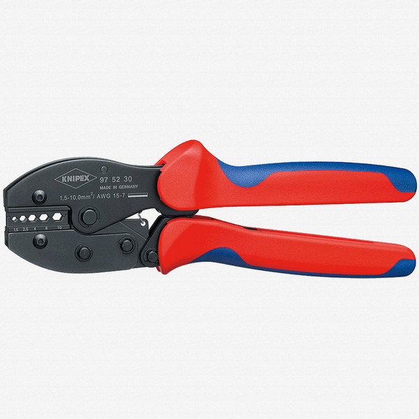 Knipex 97-52-30 PreciForce Crimping Pliers - non-insulated butt connectors - KC Tool