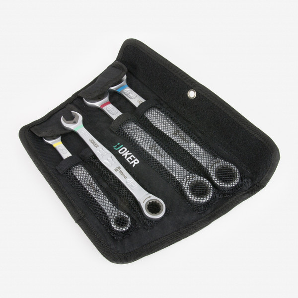 Wera Tools 020093 Joker Combination Wrench with Switch 8 Piece Set