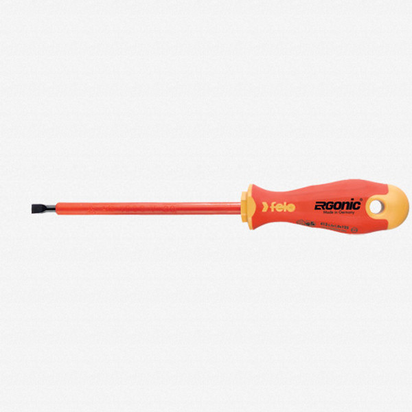 Felo 53135 Ergonic Insulated 3 x 100mm Slotted Screwdriver - KC Tool