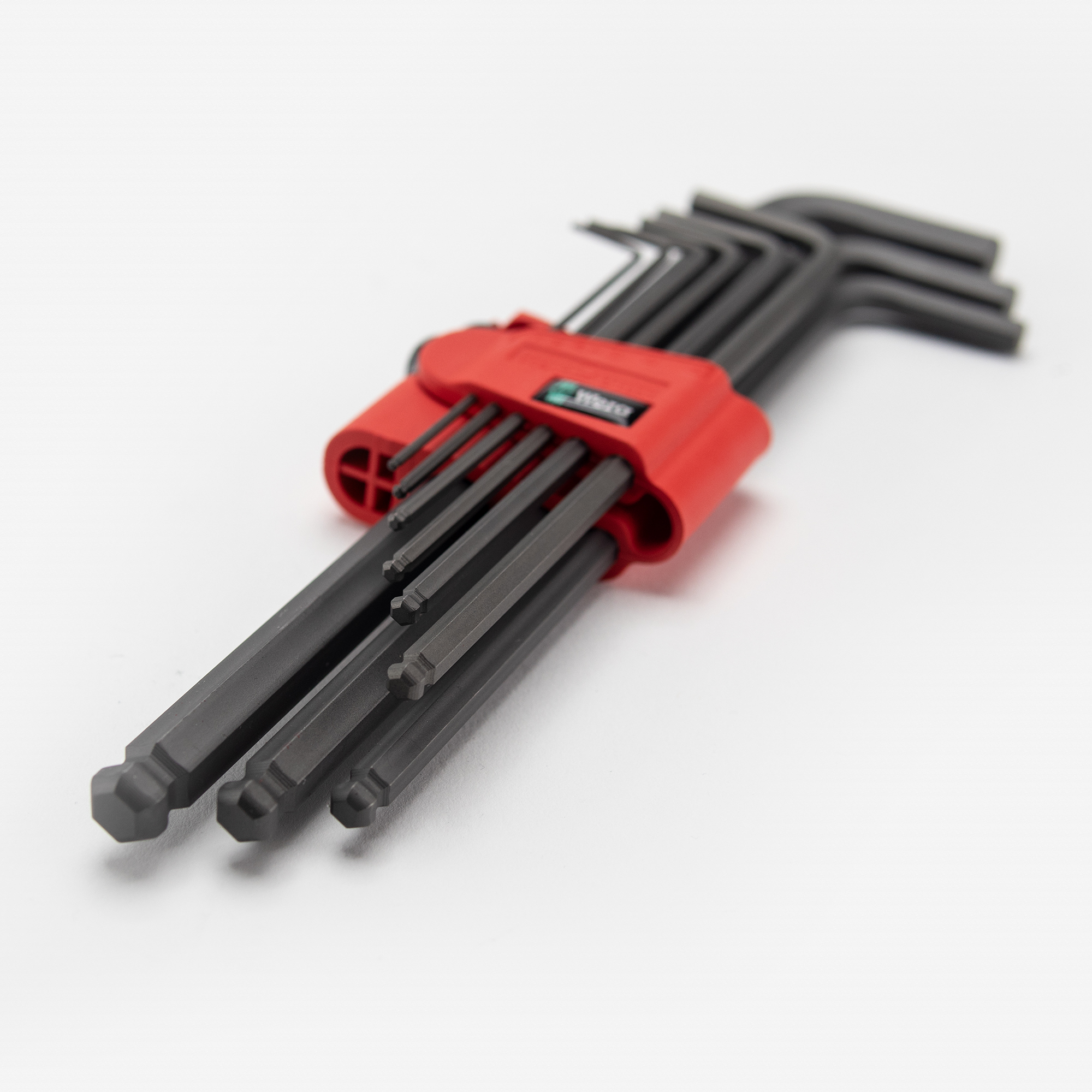 Wera Tools 022086 9 Piece Hex + Ball End Hex Metric Lkey Clip Set