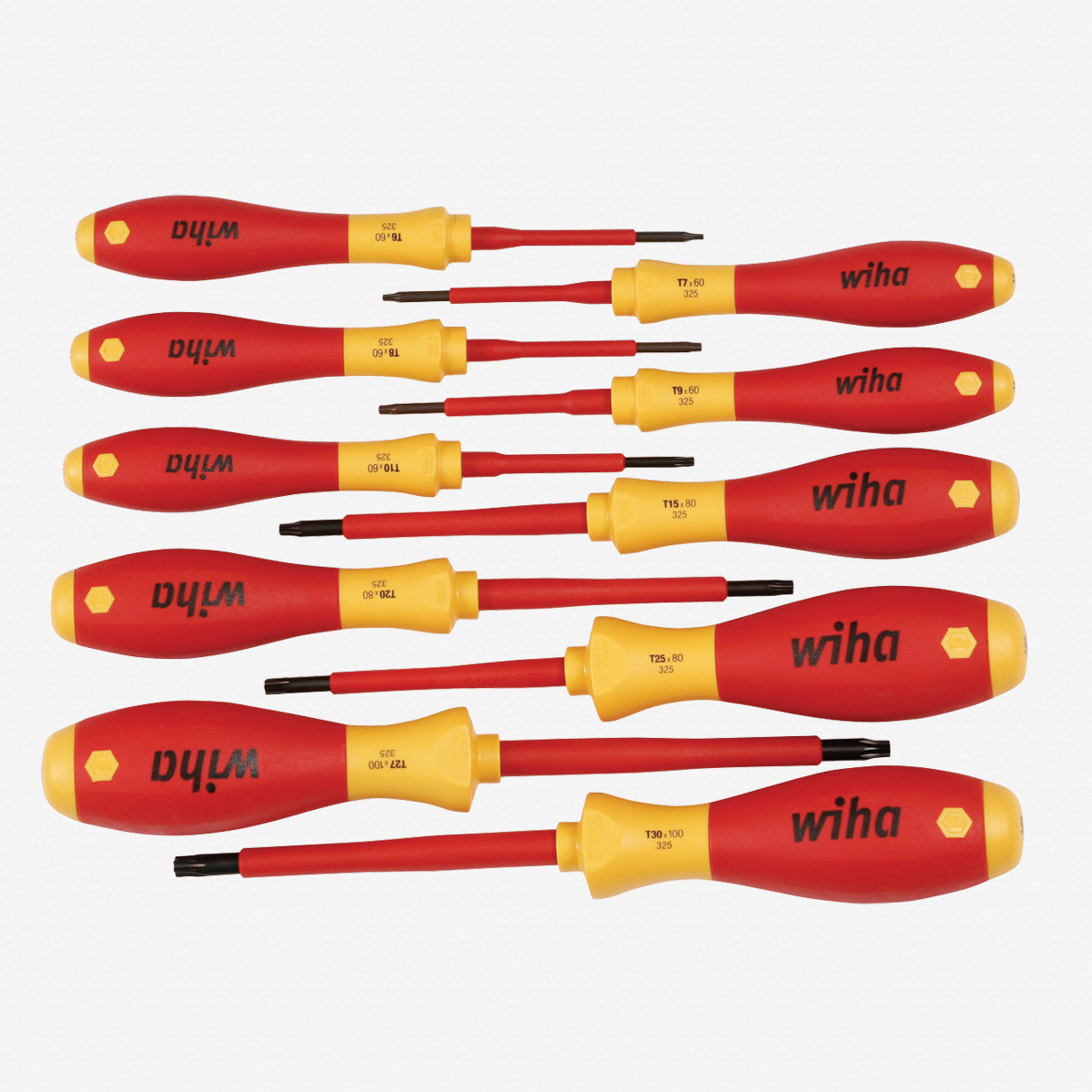 Wiha 32592 Insulated Torx Screwdriver 10 Pc Set