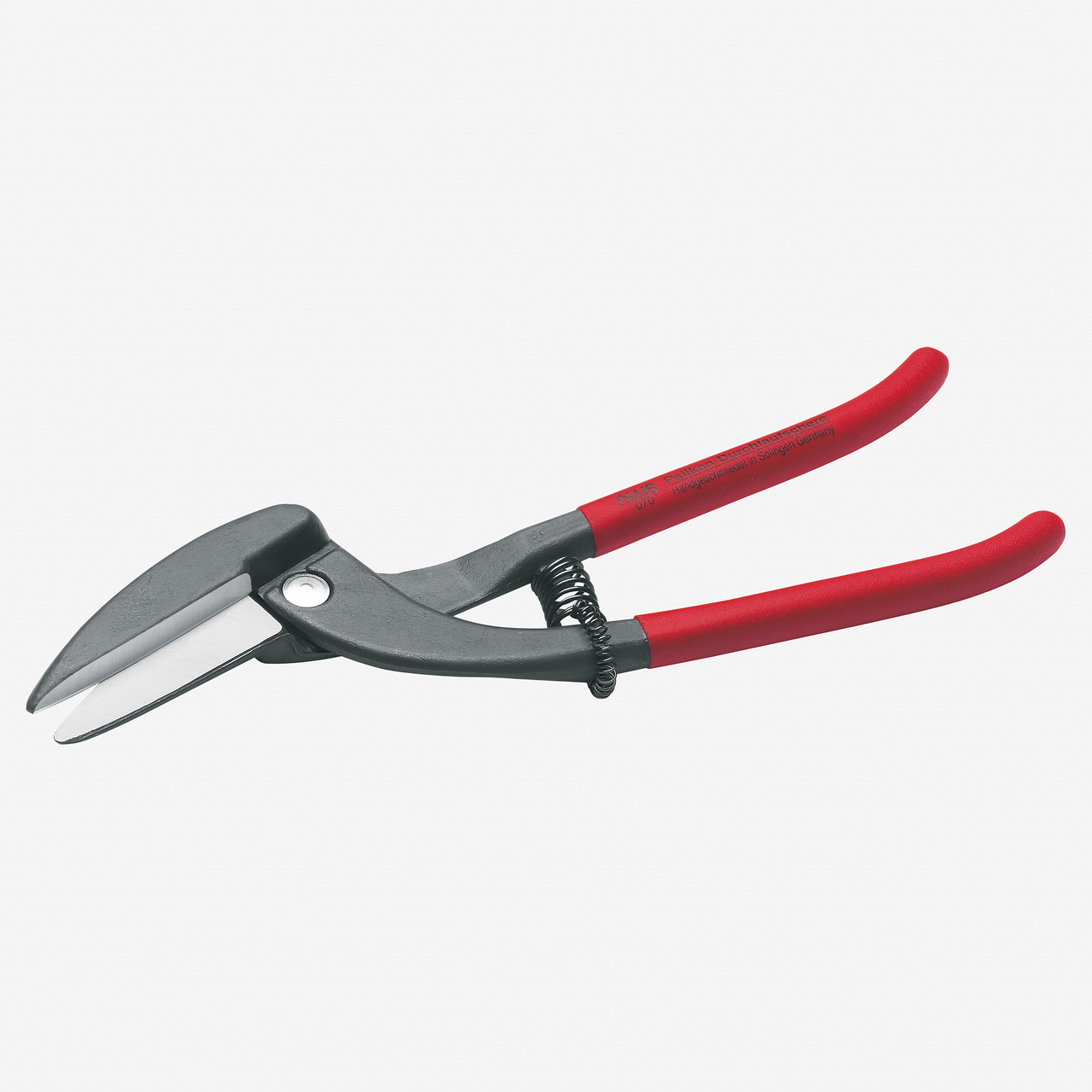 NWS 07012300 12" Pelican Tin Snips Atramentized Plastic Grip