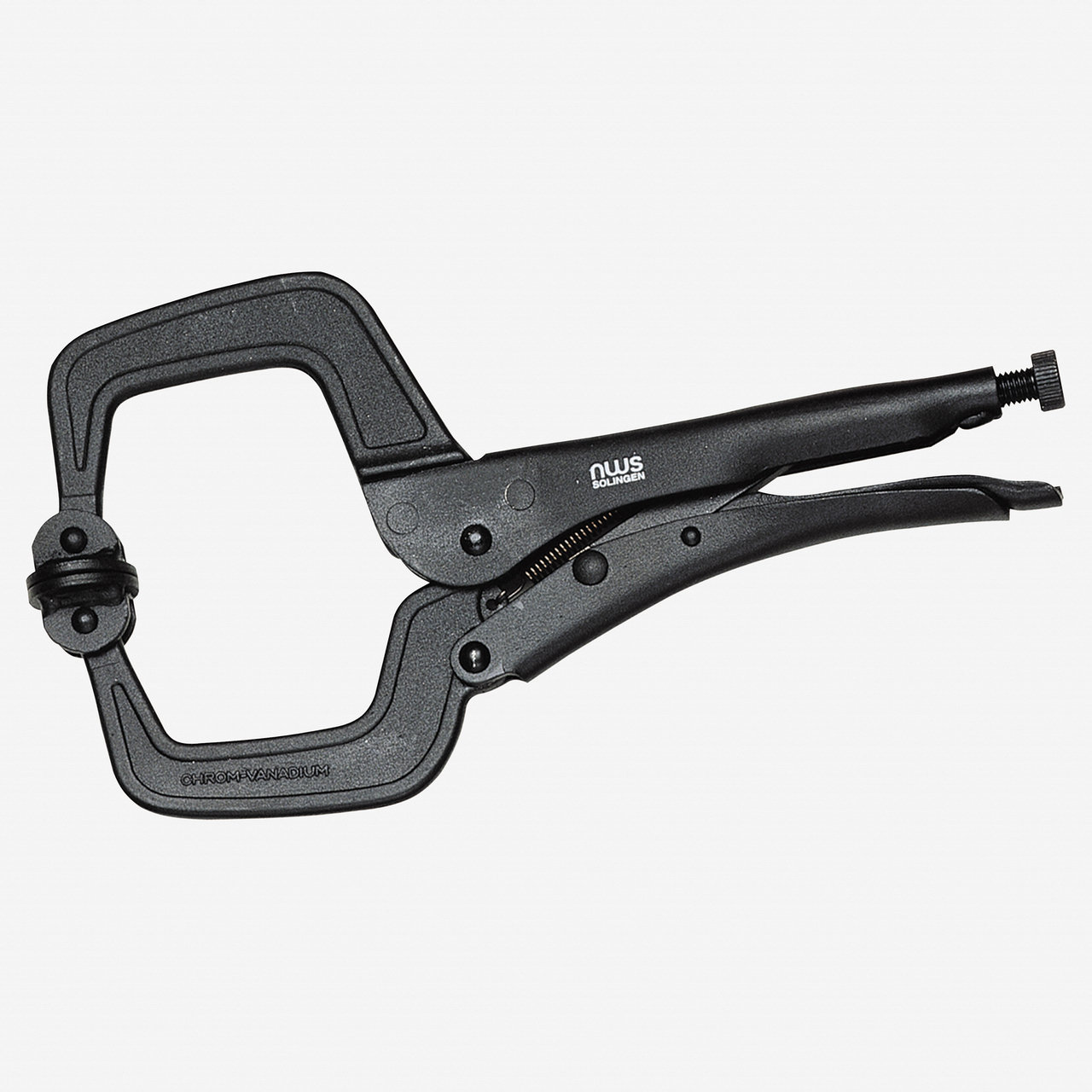 NWS 18911150 4" Parallel CClampGrip Pliers Atramentized Plastic Grip