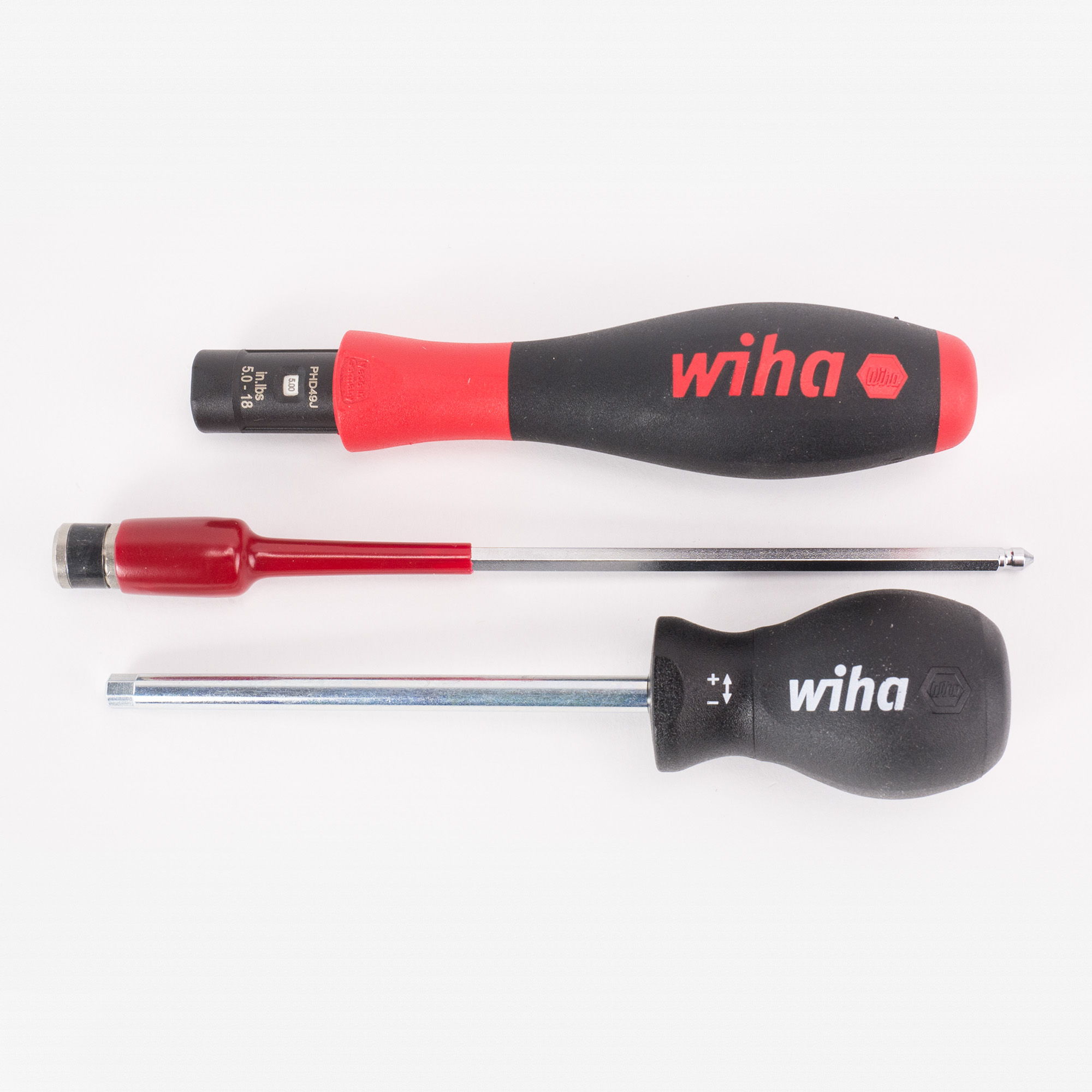 Wiha 28413 Adjustable Torque Screwdriver with 1/4" Bit Adpater, 5 18