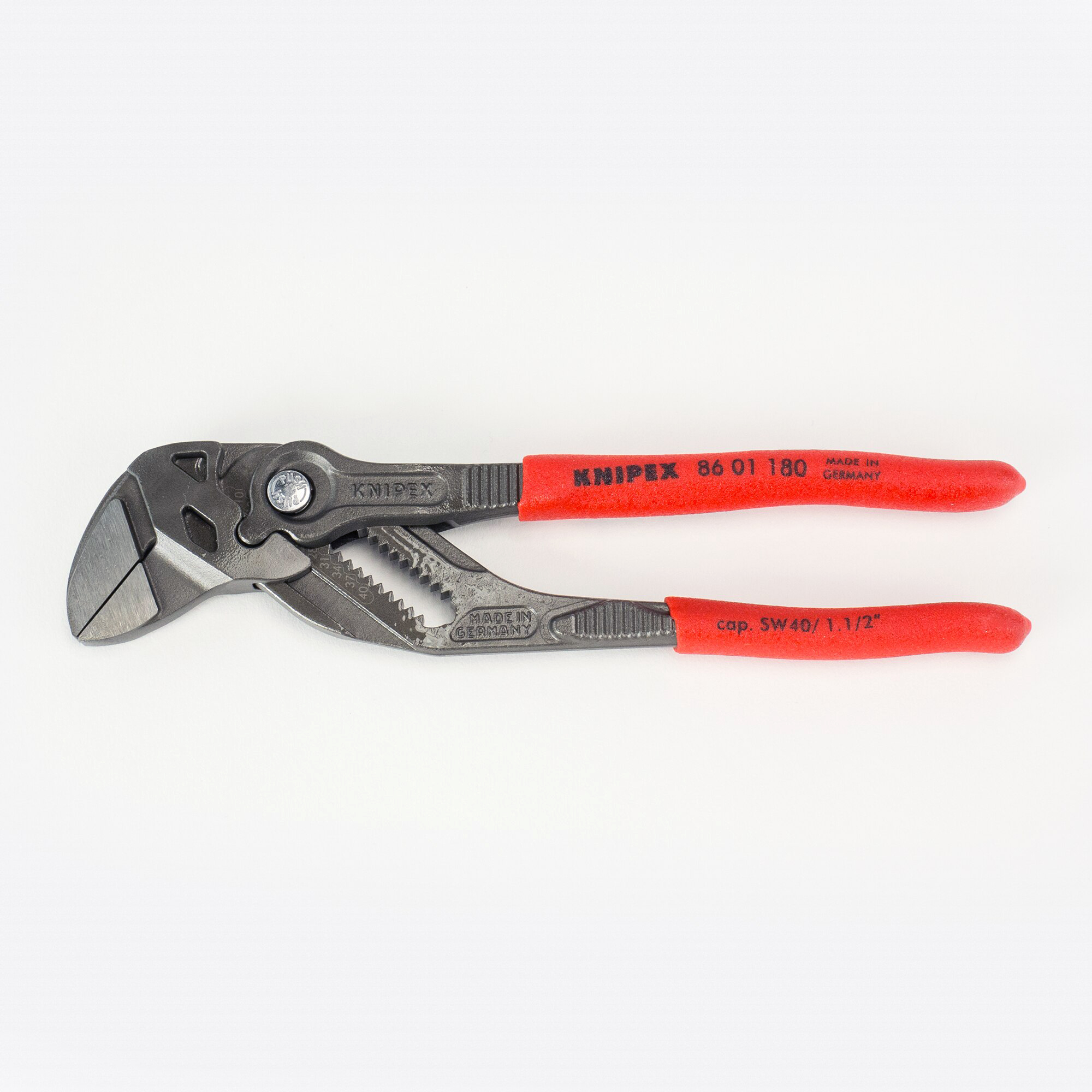 Knipex 86-01-180 7" Pliers Wrench - Plastic Grip - KC Tool