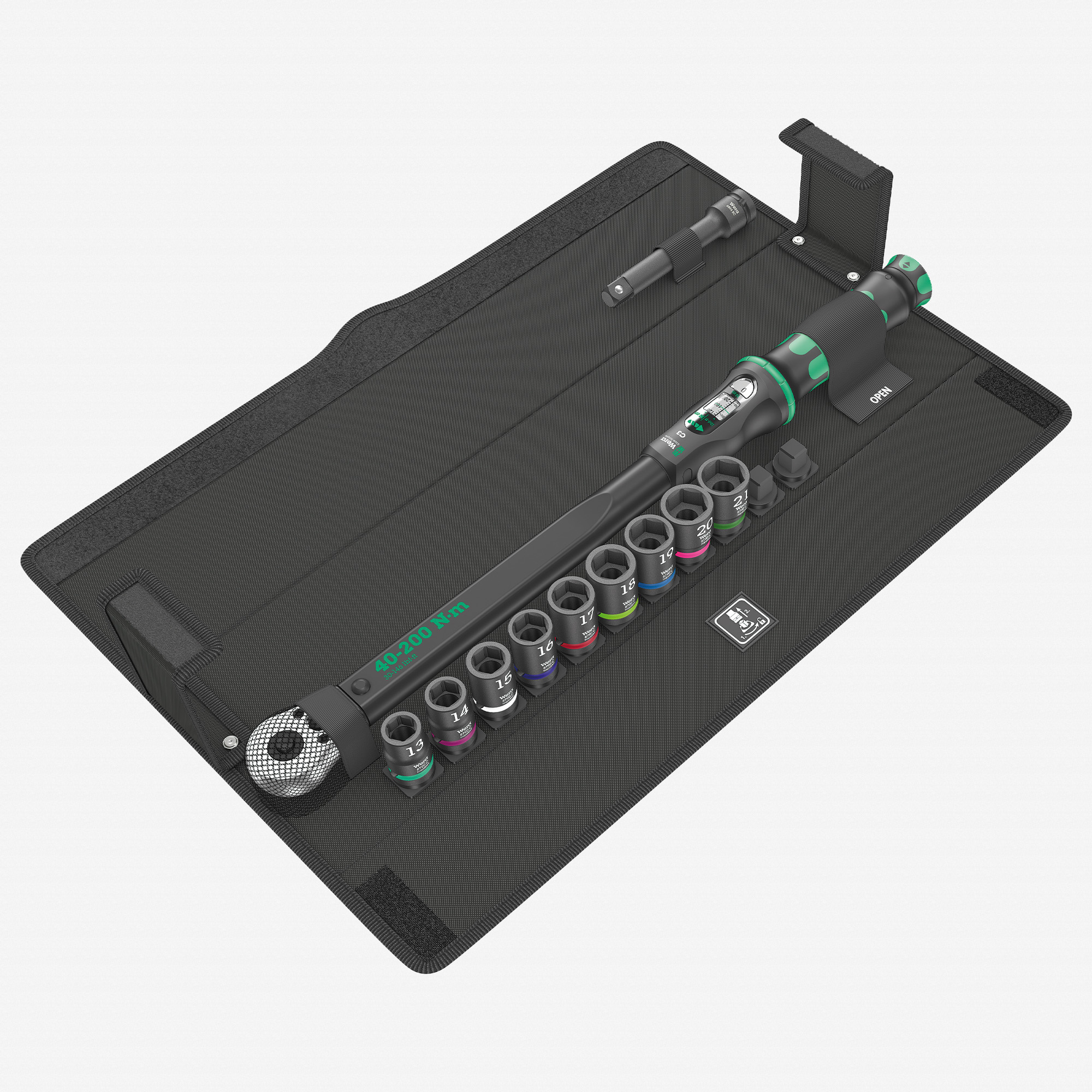 Wera 075681 ClickTorque C 3 Set 2, 40200 Nm, 11 Pieces