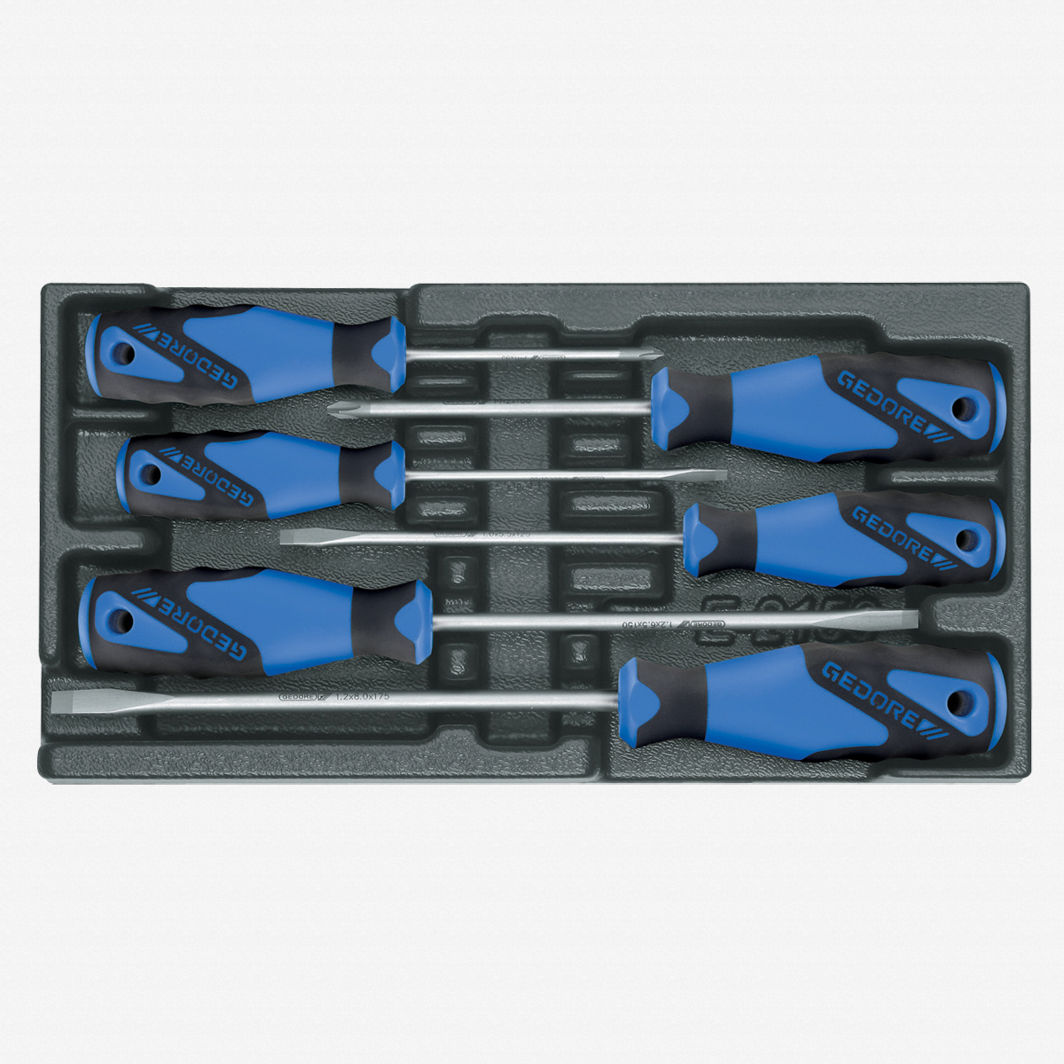 Gedore 1523708 1500 ES2150 PH Screwdiver set in 1/3 ES tool module