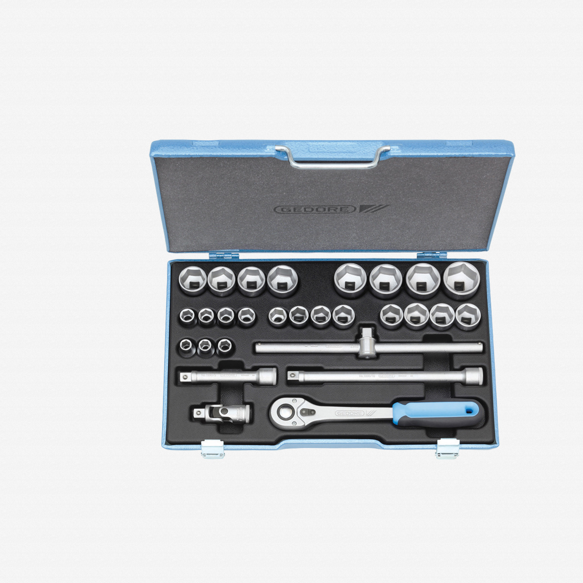 Gedore 2682869 19 VMU10 Socket set 1/2" 28 pcs hex 1036 mm