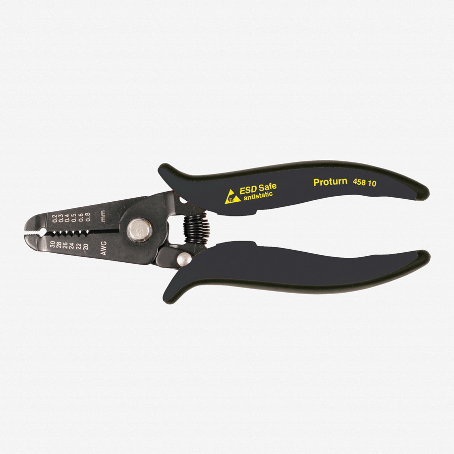 Wiha 30947 6.3 Inches Ergo Soft Grip Industrial Wire Strippers
