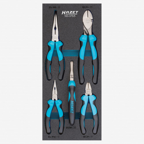 Hazet 163-375/5 Pliers Set, 5 Pieces | Hazet at KC Tool