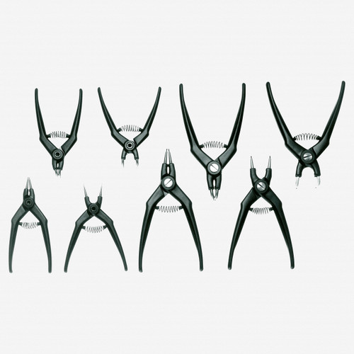 Hazet 1845/8 Circlip Pliers Set, 8 Pieces | Hazet at KC Tool