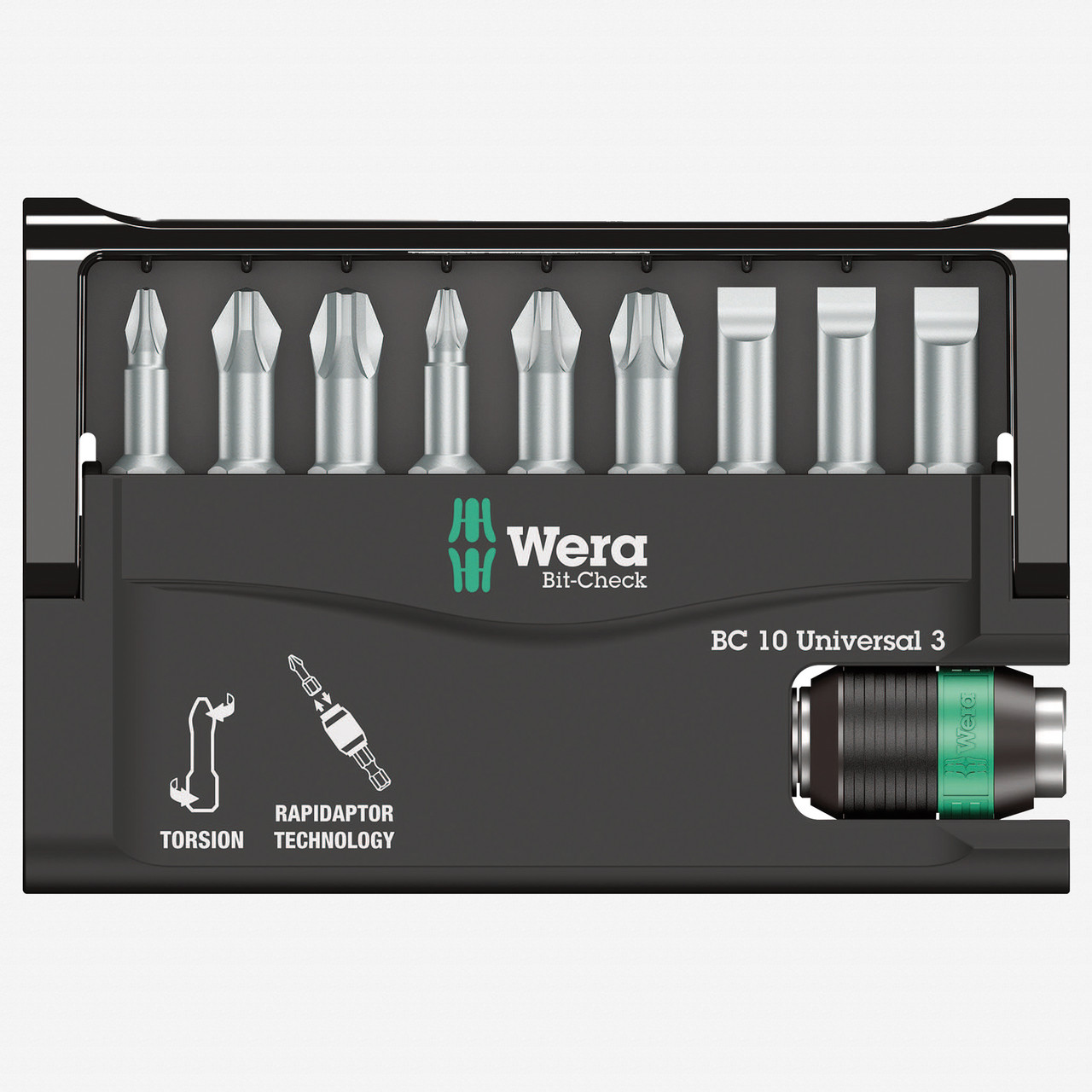 Juego de verificación de bits Wera 056375 con Rapidaptor - Imagen 1 de 1